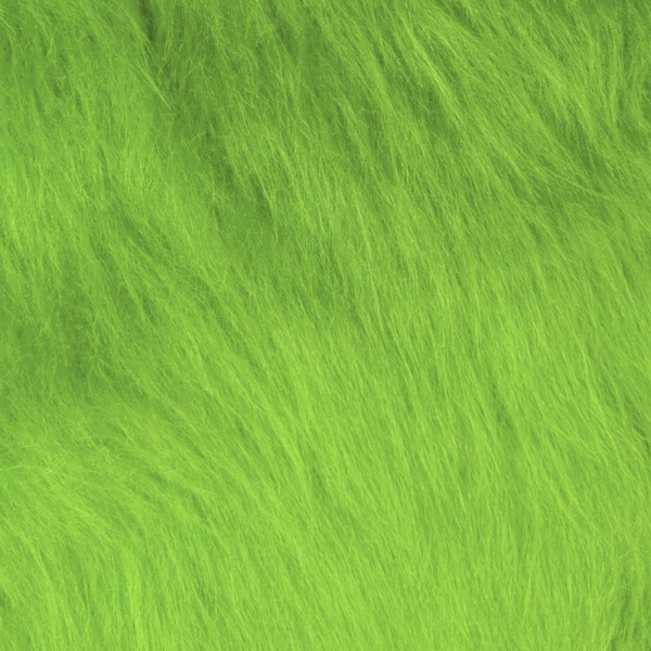 Long Hair Fur - Lime Green